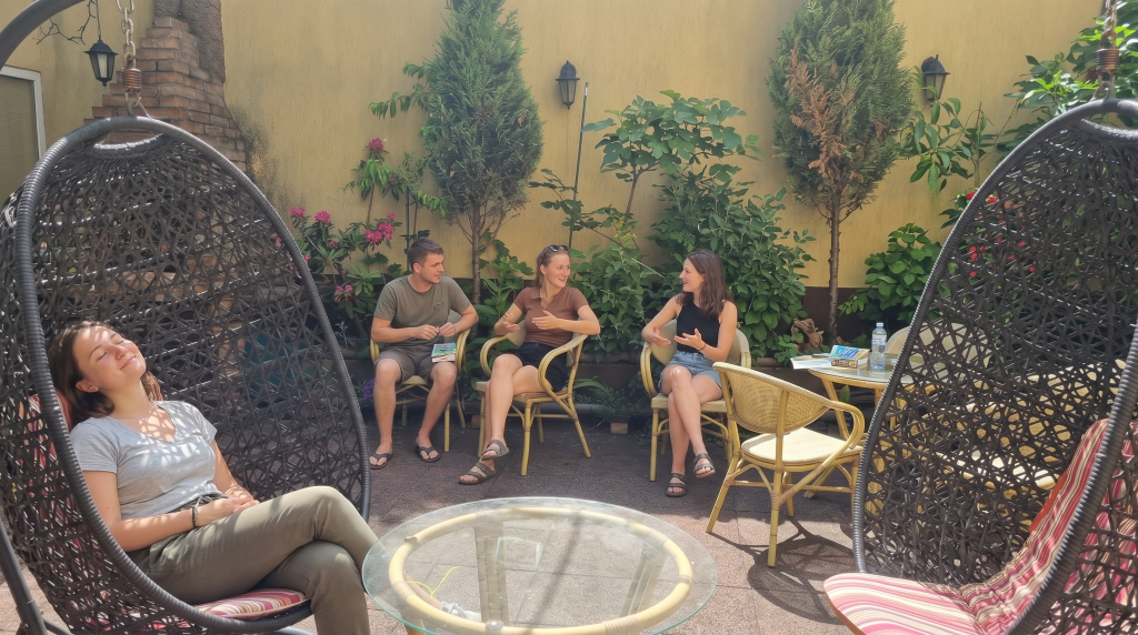 Garden Area at Transylvania Hostel (1)