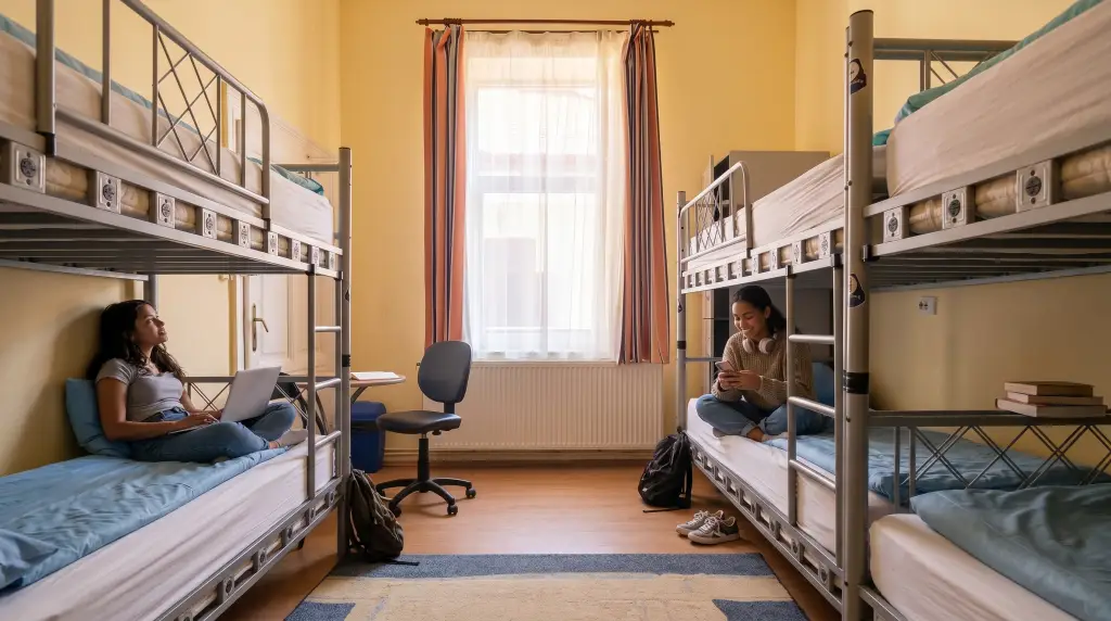 hostel with common room in Cluj